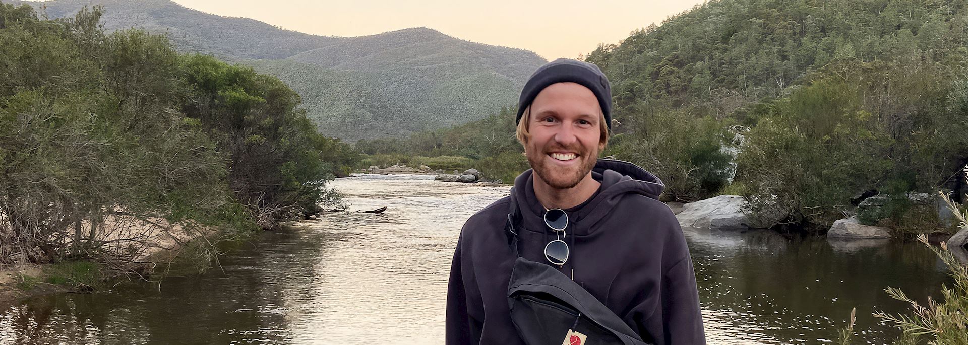 Chris in Kosciuszko National Park, Australia