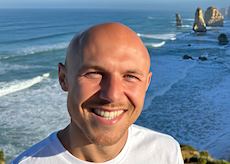 Connor on the Great Ocean Road