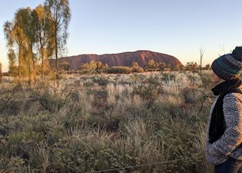 Audley specialist Jessica at Uluru