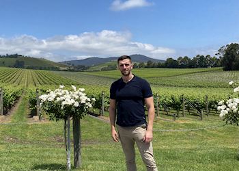 Joe in the Yarra Valley, Australia
