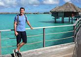 Joshua on Bora Bora, French Polynesia