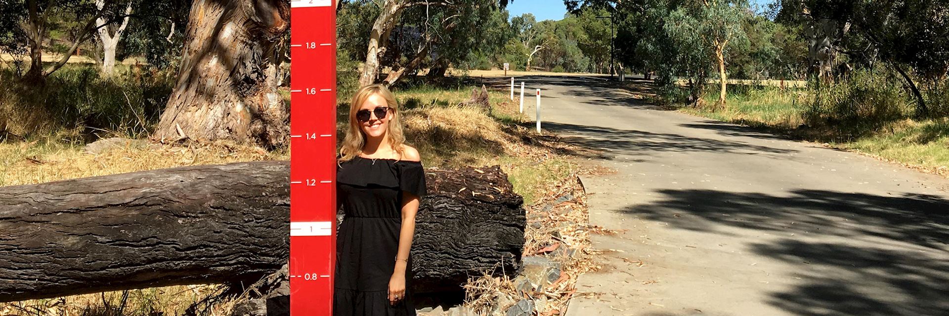 Katie in the Barossa Valley, Australia