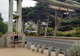 Lee on the Great Ocean Road, Australia
