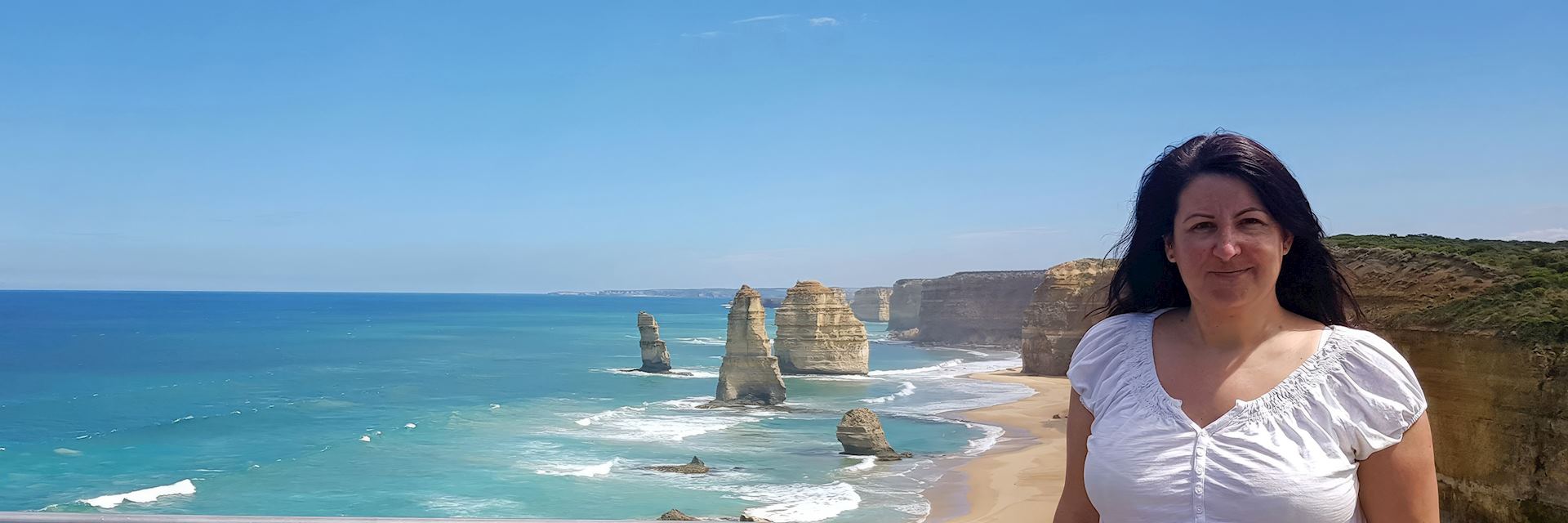 Lee on the Great Ocean Road, Australia