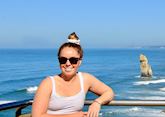 Mikaela at the Twelve Apostles, Australia