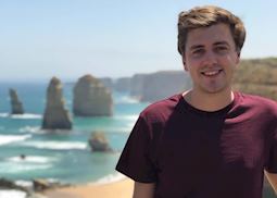 Sean at the 12 Apostles, the Great Ocean Road