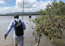 Sean on a fishing trip at Cooya Beach, Port Douglas