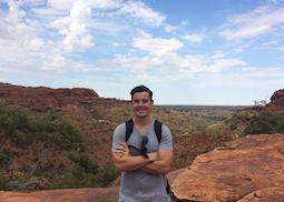 Tom at Kings Canyon, Northern Territory