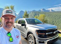 Carl in Glacier National Park in Montana, USA