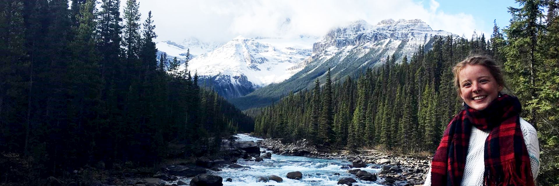 Evee at Icefields Parkway, Alberta