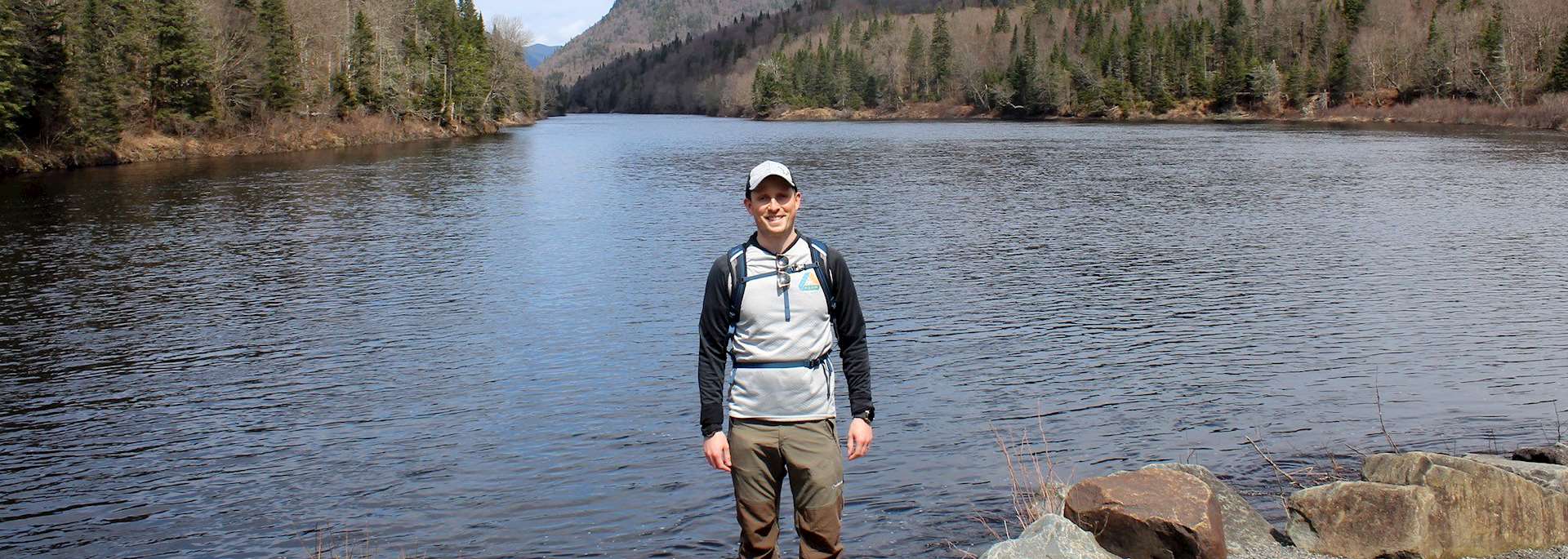 Ewan visiting Jacques Cartier National Park, Canada