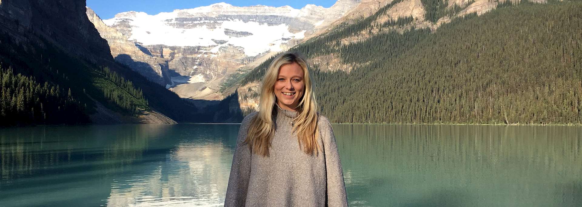 Georgie by Lake Louise, Canada