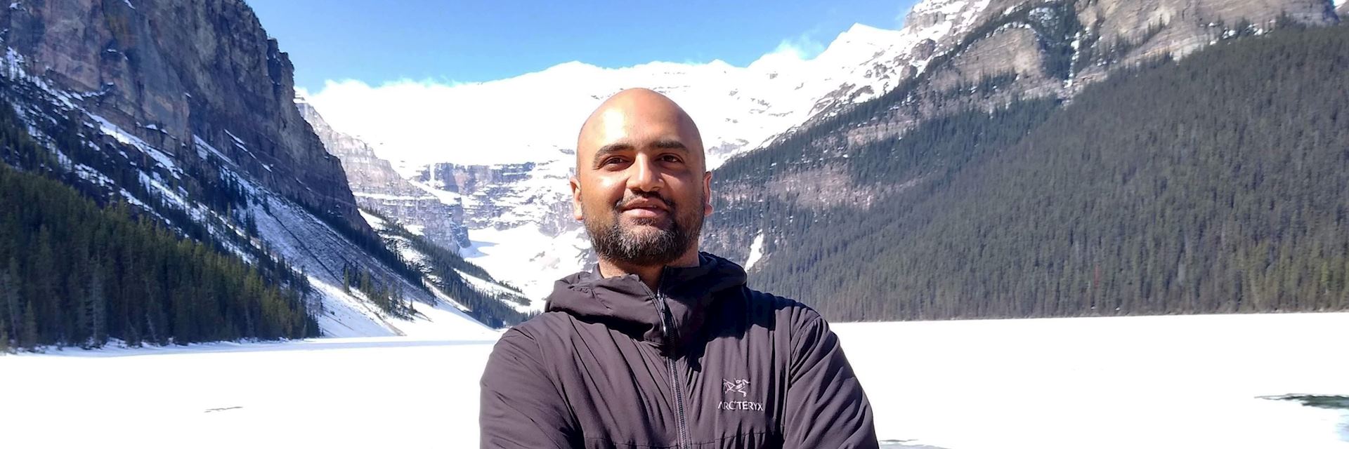 Sharmil in Banff National Park