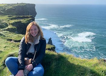 Adley at the Cliffs of Moher, Ireland