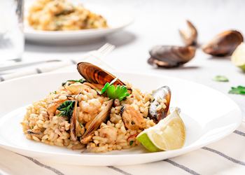 Seafood risotto