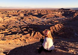 Ciara in the Atacama Desert, Chile