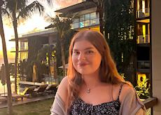 Emily in Bali, Indonesia