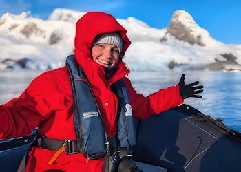 Melissa in Antarctica