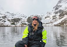 Aislyn in the Lofoten Islands, Norway
