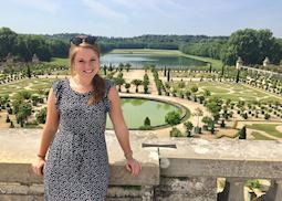 Aislyn at Versailles, Paris