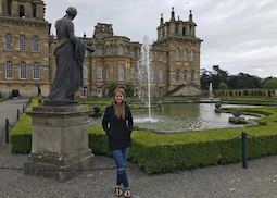 Aislyn at Blenheim Palace in Oxfordshire, UK 