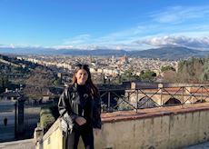 Alana in Florence, Italy