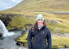 Brittany at Kirkjufell, Iceland