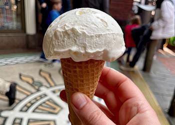 Ice cream in Amsterdam, Netherlands