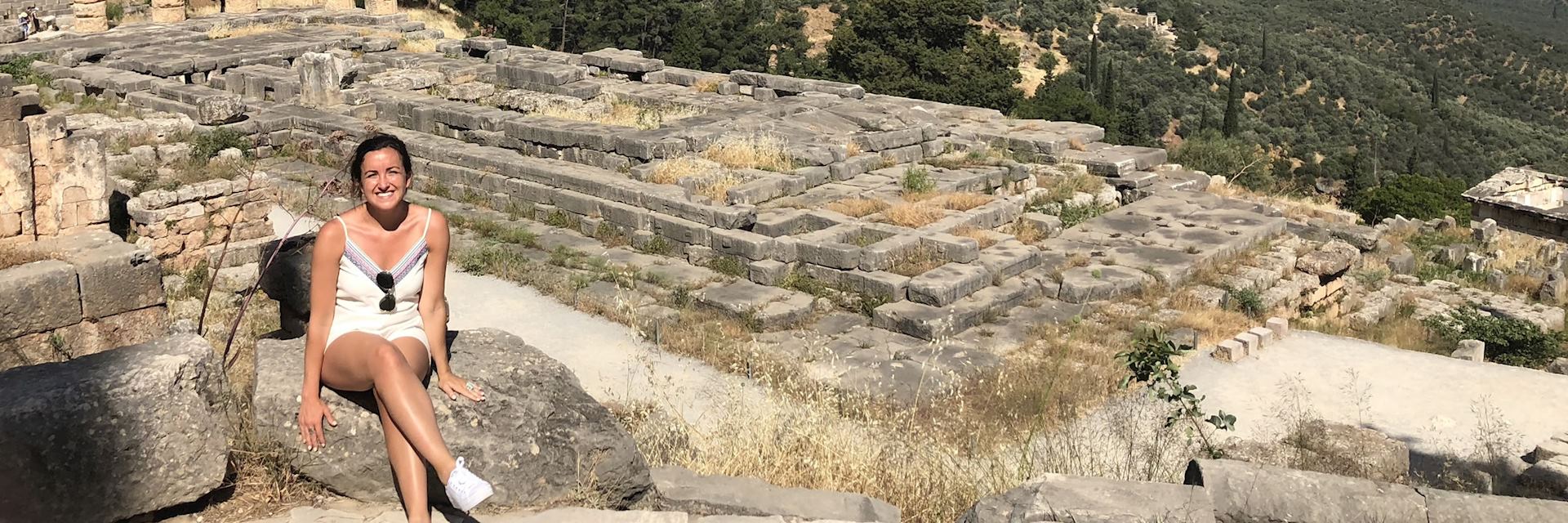 Brittany at Delphi, Greece