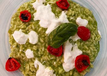 Pesto risotto