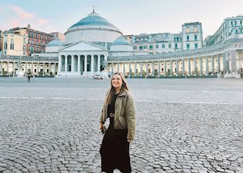 Carly in Naples, Italy