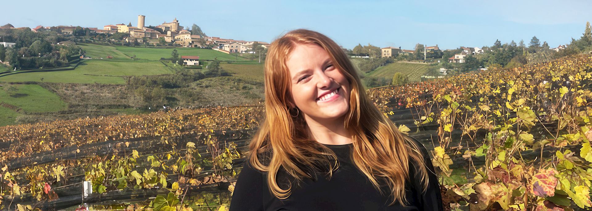 Caroline visiting France