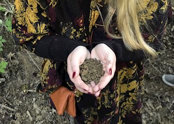 Christina with truffles