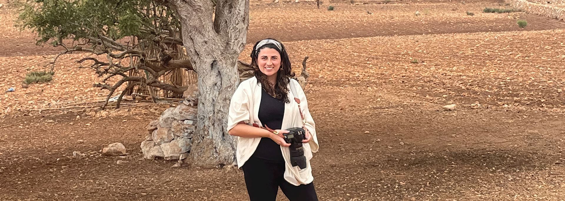 Corinne in Essaouira, Morocco