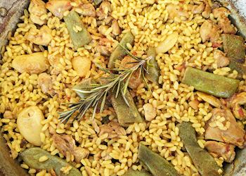 Eric's paella dish, Sevilla, Spain