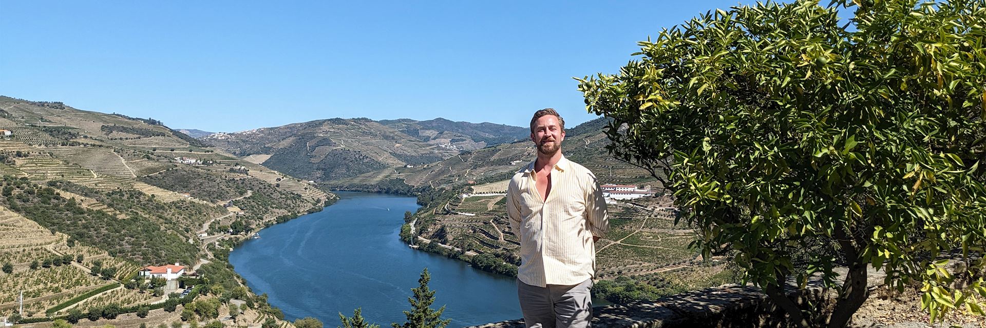 Eric at the Douro Valley, Portugal