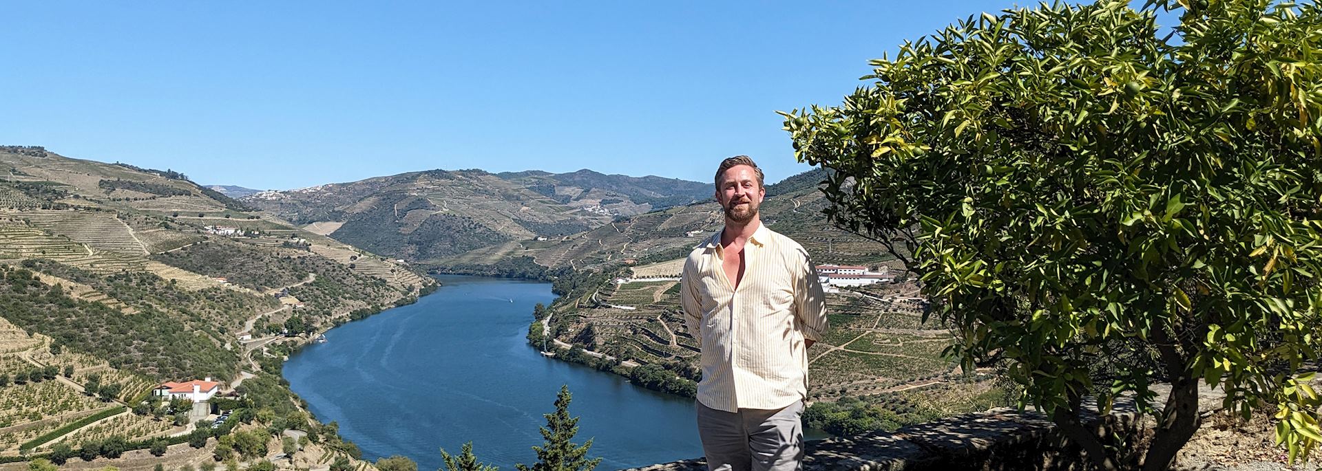 Eric at the Douro Valley, Portugal