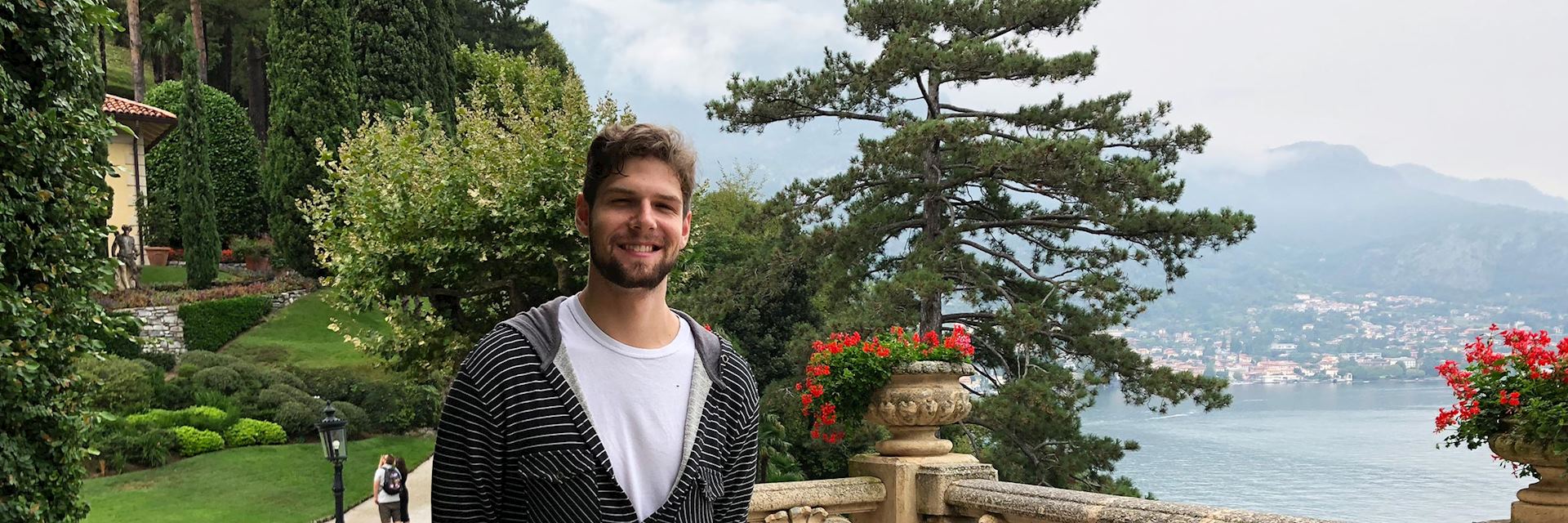Eric visiting Lake Como, Italy