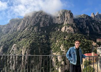 Frank in Montserrat, Spain