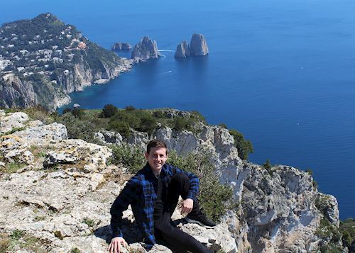 Gavin in Capri