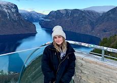 Grace in the Norwegian fjords, Norway