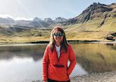 Grace at Kirkjufell, Iceland