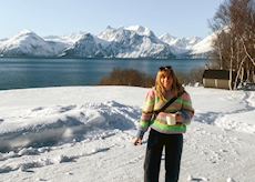 Grace at Lyngen Lodge, Norway