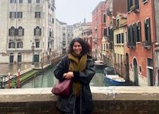 Greta in Venice, Italy
