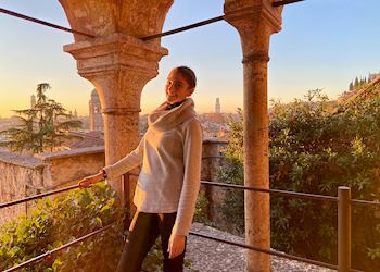 Gudrun in northern Italy