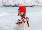 Jess exploring Norway's beaches