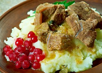 Norwegian dish, finnbiff