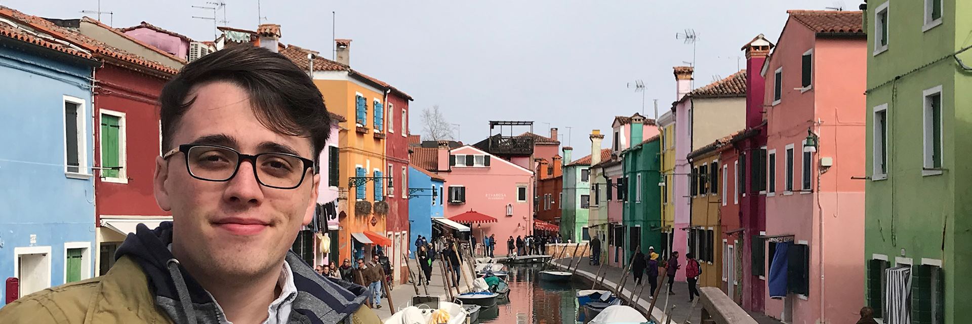 Joe in Burano, Italy