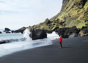 Julia near Vík, Iceland