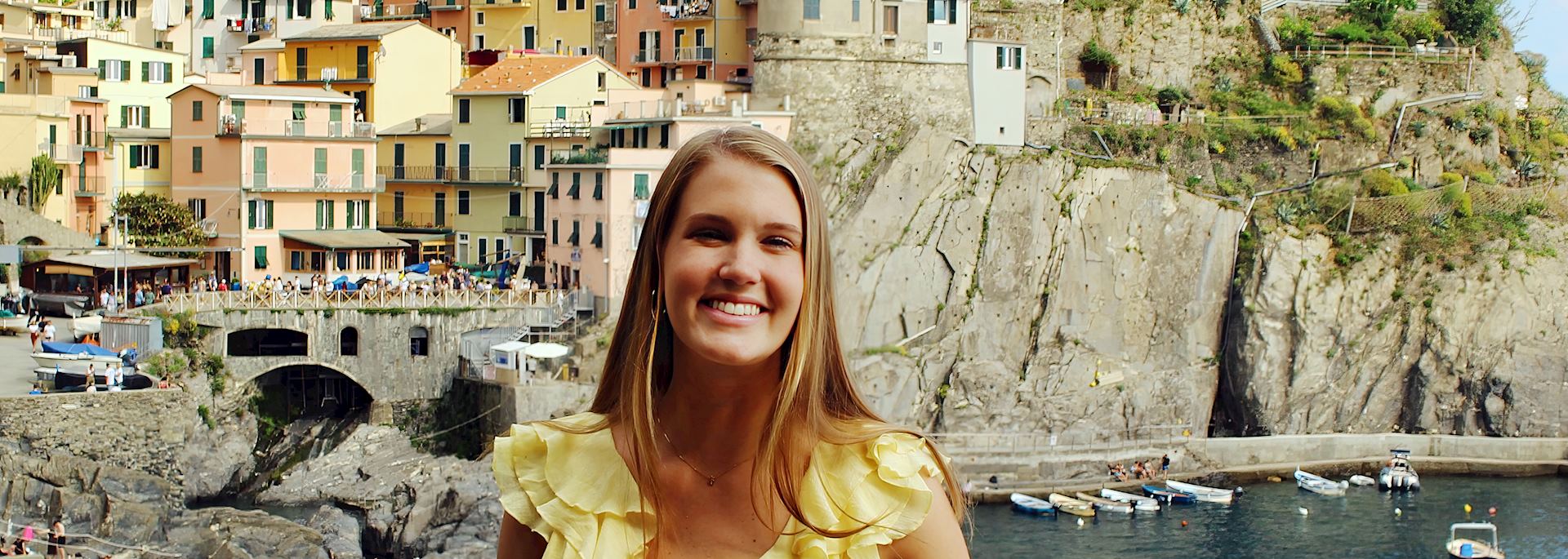 Kelly in Cinque Terre, Italy